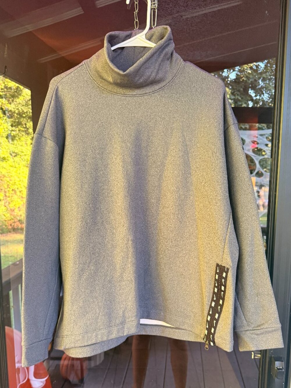 Nike Gray Turtleneck Sweatshirt